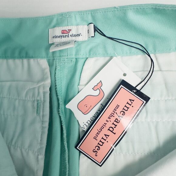 Vineyard Vines Dayboat Short 5" Inseam Womens 0 Grand Turk Aqua Preppy Beach - Picture 12 of 12